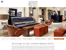 Tablet Screenshot of londonbridgehotel.com